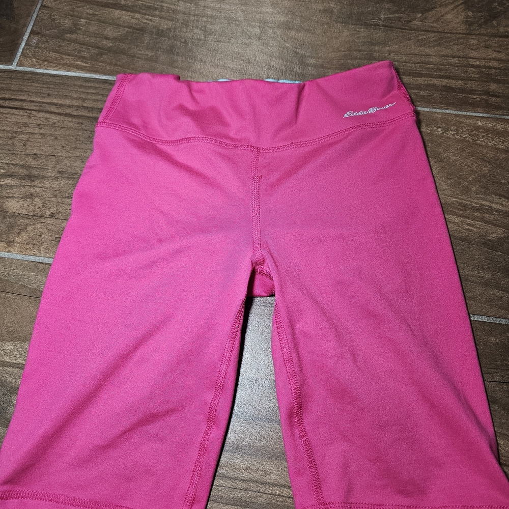 Eddie Bauer Girls' Pink Active Bike Shorts